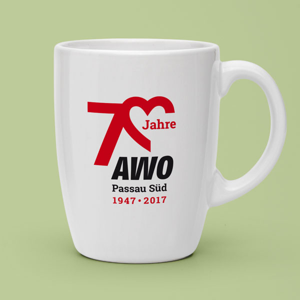 AWO Passau Süd - Tasse mit 70 Jahre